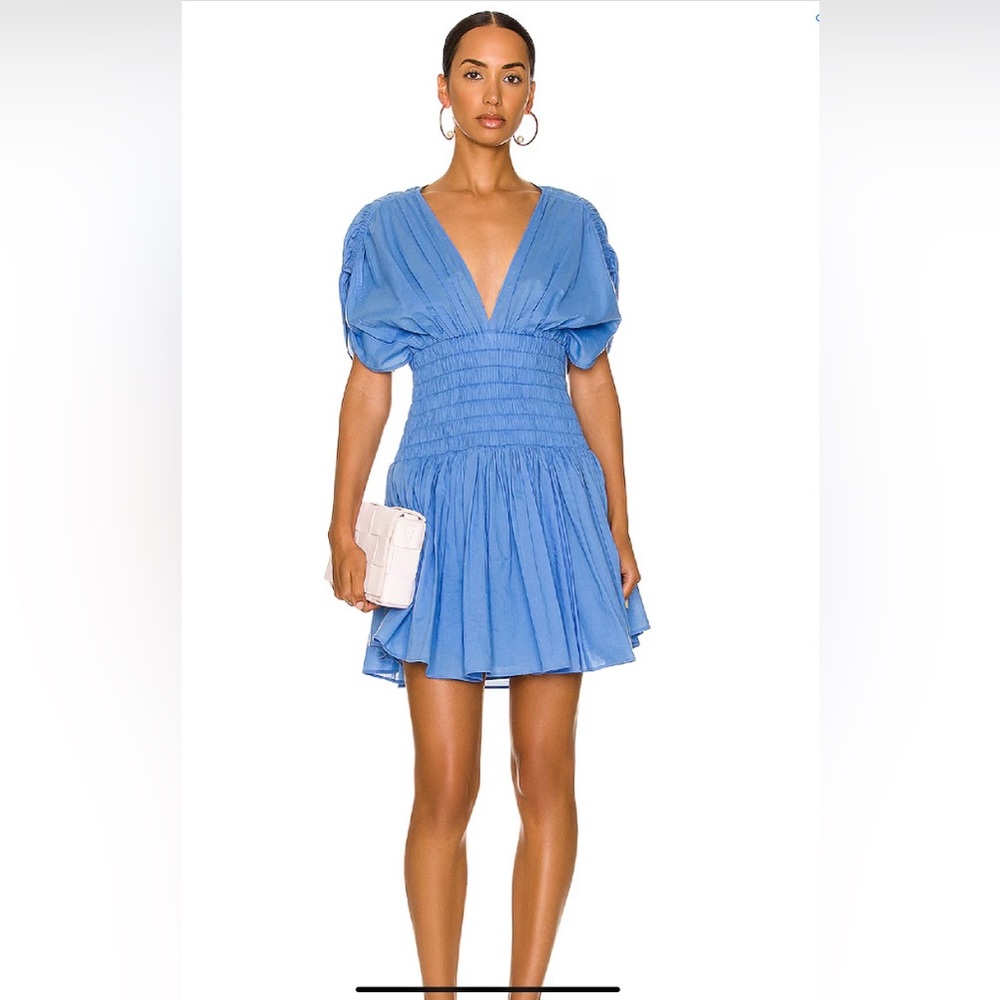A.C.L. LUNA DRESS IN SEA BLUE